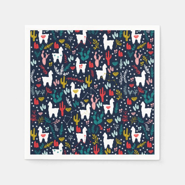 Guardanapo De Papel Alpaca Paper Napkin (Frente)