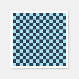 Guardanapo De Papel Alpine ice checkerboard pattern