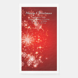 Guardanapo De Papel Alterar TODO O Texto Organização Festa de Natal