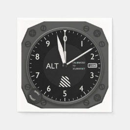 Guardanapo De Papel Altímetro de aeronaves