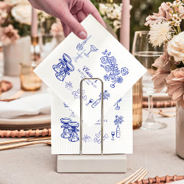 Guardanapo De Papel Amalfi Coast Lemon Bridal Shower Cocktail Napkins 