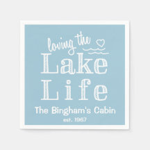 Amando a vida no lago personalizada