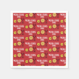 Guardanapo De Papel Amantes de queijo francês