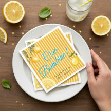 Amarelo Laranja Listra Ciao Bambino Baby Shower