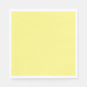 Guardanapo De Papel Amarelo limão, cor sólida,