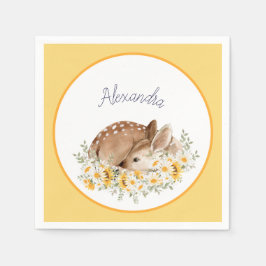 Guardanapo De Papel Amarelo Nosso Querido Querido, Girassóis