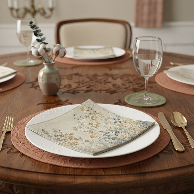 Guardanapo De Papel Amber meadow floral (Criador carregado)