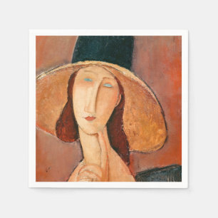 Guardanapo De Papel Amedeo Modigliani - Jeanne Hebuterne em Grande Cha