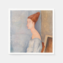 Guardanapo De Papel Amedeo Modigliani - Retrato Jeanne Hebuterne #3