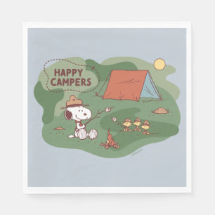 Guardanapo De Papel Amendoins Campos Snoopy & Woodstock Happy