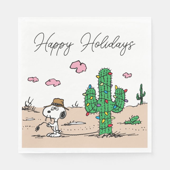 Guardanapo De Papel Amendoins | Decorados de Spike para o Feriado (Frente)