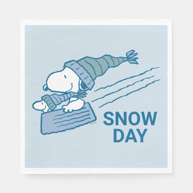 Guardanapo De Papel Amendoins | Esnoopia e material de madeira (Frente)