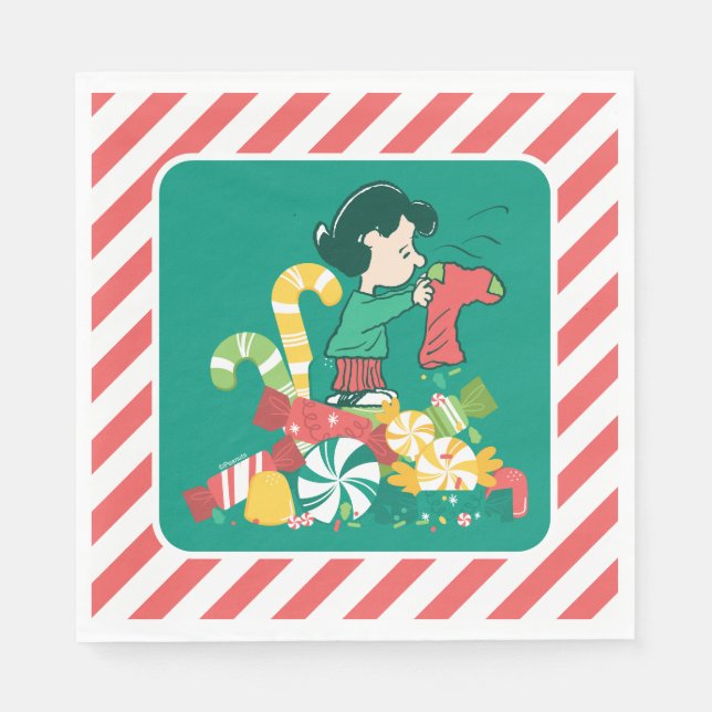 Guardanapo De Papel Amendoins | Lucy the More the Merrier (Frente)