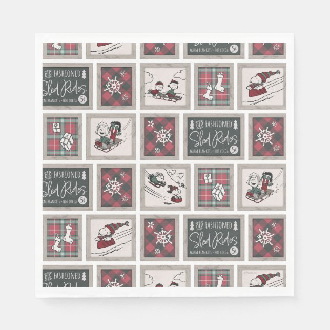 Guardanapo De Papel Amendoins | Padrões antigos de salga (Frente)