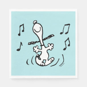 Guardanapo De Papel Amendoins Snoopy Dancing