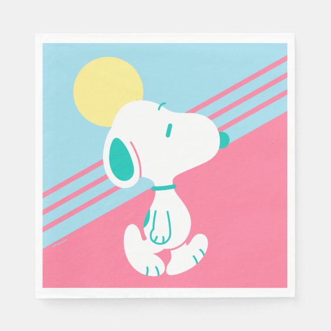 Guardanapo De Papel Amendoins | Snoopy Deco Dreams Sun (Frente)
