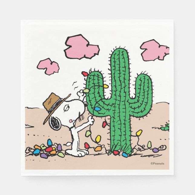 Guardanapo De Papel Amendoins | Spike Decorates para o Natal (Frente)