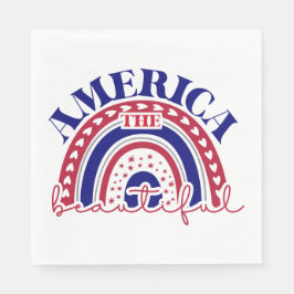 Guardanapo De Papel América belo arco-íris