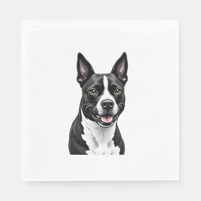 Guardanapo De Papel American Staffordshire Terrier (Frente)