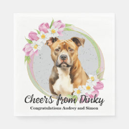 Guardanapo De Papel American Staffordshire Terrier Wedding Napkins