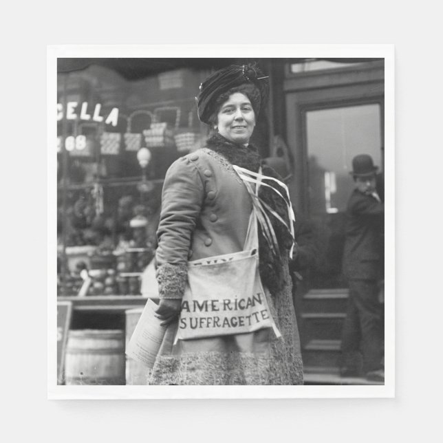 Guardanapo De Papel American Suffragette, 1910 (Frente)