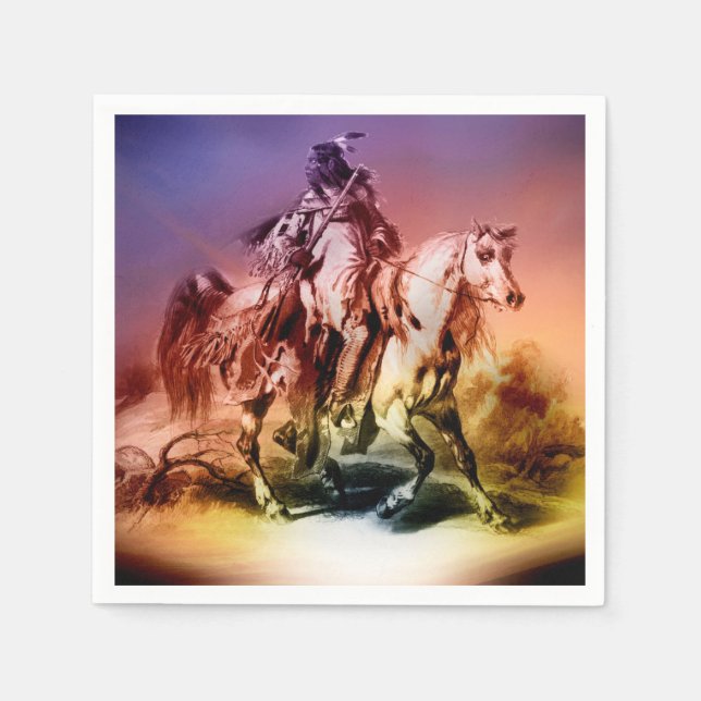 Guardanapo De Papel Americano nativo (Frente)