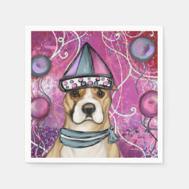 GUARDANAPO DE PAPEL AMERICANO STAFFORDSHIRE TERRIER