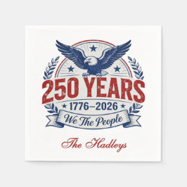 Guardanapo De Papel America's 250th Anniversary Name