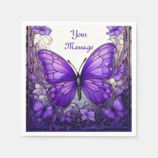 Guardanapo De Papel Ametist Wings Paper Napkins, coquetel padrão