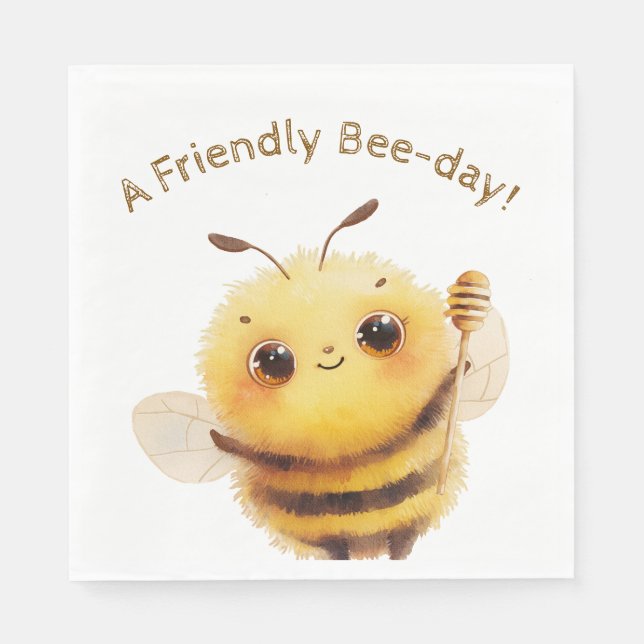 Guardanapo De Papel Amigo Bee Lunch Napkins (Frente)