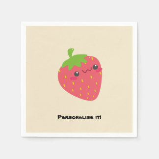 Guardanapo De Papel Amigo de Morango