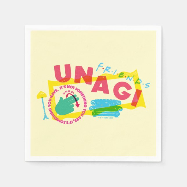 Guardanapo De Papel AMIGOS™ Unagi (Frente)