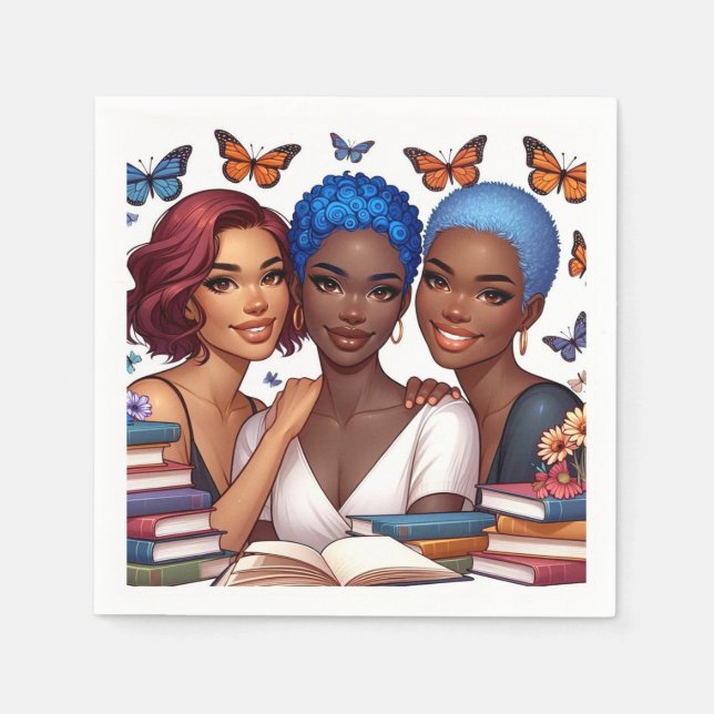 Guardanapo De Papel Amizade e Palavras (Frente)