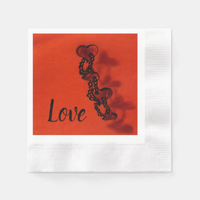 Guardanapo De Papel Amor (Frente)