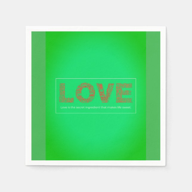 Guardanapo De Papel Amor (Frente)