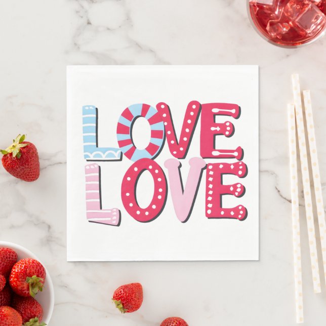 Guardanapo De Papel Amor (Insitu)