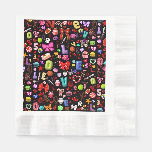 Guardanapo De Papel Amor (Frente)