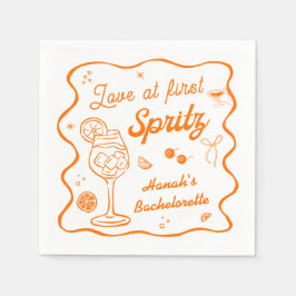 Guardanapo De Papel Amor à Primeira Taça de Spritz da Solteira