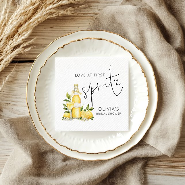 Guardanapo De Papel Amor à Primeira Taça Nome Chá de Noiva (Criador carregado)