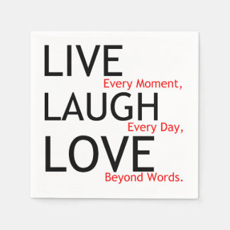 Guardanapo De Papel amor ao vivo riso