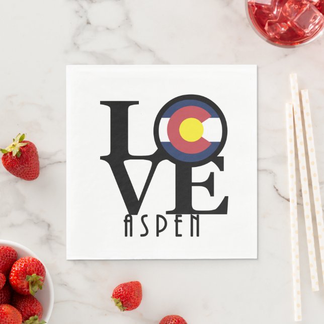 Guardanapo De Papel AMOR Aspen Colorado (Insitu)