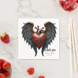 Guardanapo De Papel Amor atemporal, elegância surreal em estilo steamp