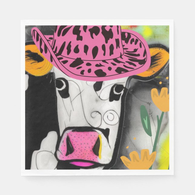 Guardanapo De Papel Amor De Vaca (Frente)