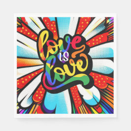 Guardanapo De Papel Amor é Amor