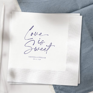Guardanapo De Papel Amor é doce Casamento Napkin