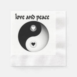 Guardanapo De Papel Amor e Paz