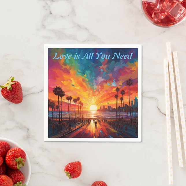 Guardanapo De Papel Amor é tudo que você precisa (Insitu)