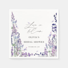 Guardanapo De Papel Amor em Flor Casamento de Noiva com Flores Silvest