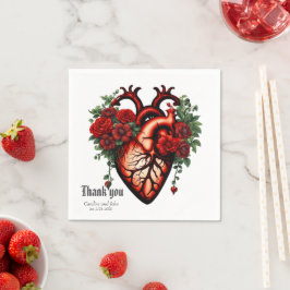 Guardanapo De Papel Amor eterno à sombra dos rosas.