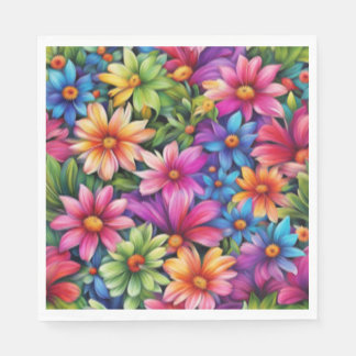 Guardanapo De Papel Amor Floral - Papel Napkin